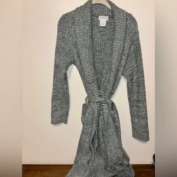 NWOT Softies robe green white women’s S/M - Picture 2 of 6